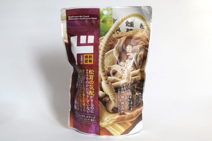 2月28日に発売した「きのこミックス スナック まつたけの香り」（647円／税込）