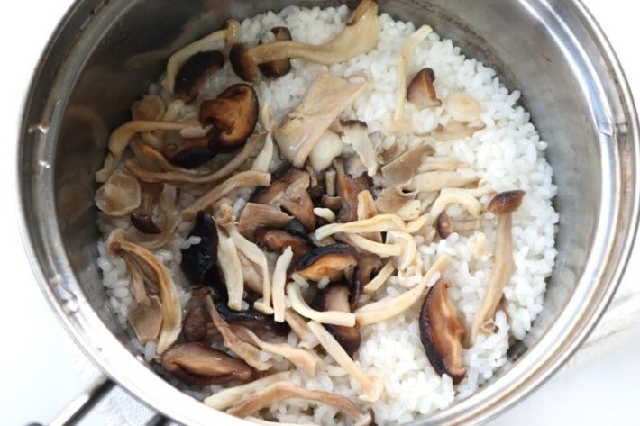 きのこスナックごはん