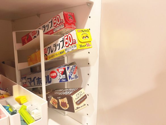 ニトリの「ラップスタンド4段」