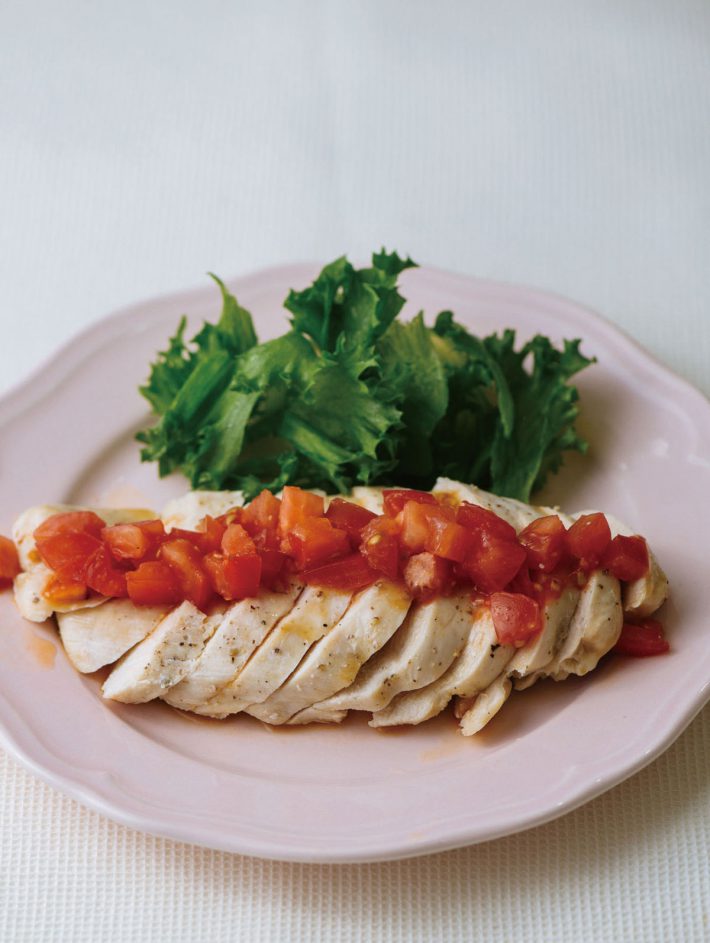 レンジで鶏ハムアレンジ