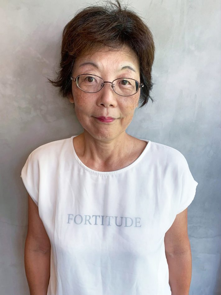 飯田恭子さんがメイクした女性ビフォー