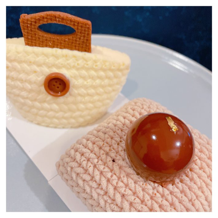 モンブランとチーズケーキ