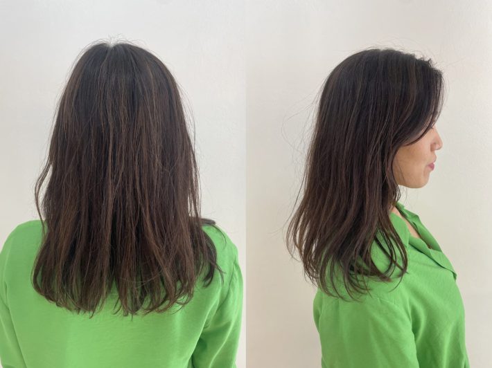 トリートメント前の筆者2