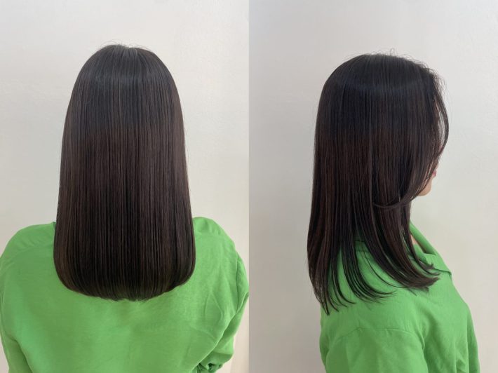 トリートメント後の筆者2