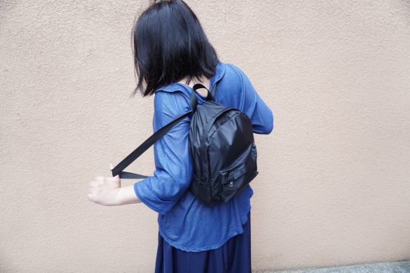 環境に優しいリサイクル素材のリュックサック