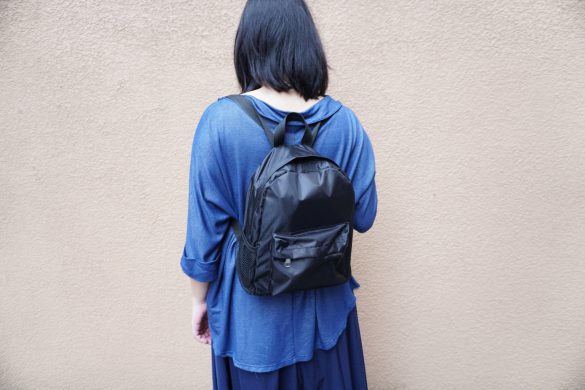 環境に優しいリサイクル素材のリュックサック