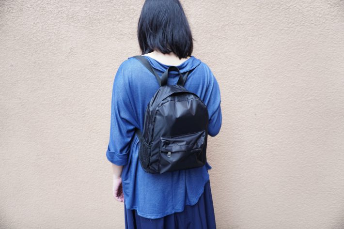 環境に優しいリサイクル素材のリュックサック