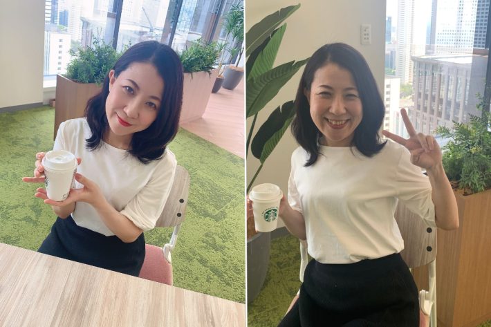 加工写真と普通のスマホカメラの写真