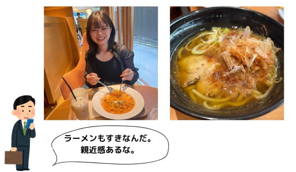 ラーメンの写真がプラスになるパターン