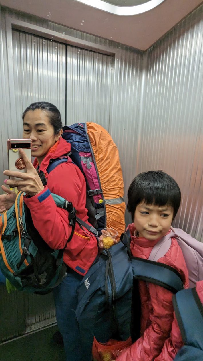 かかさんと娘さん