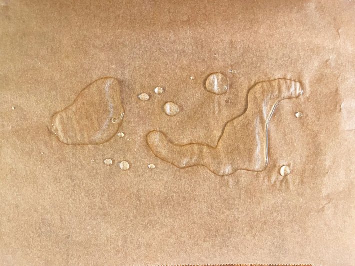 けっこうな量の水分