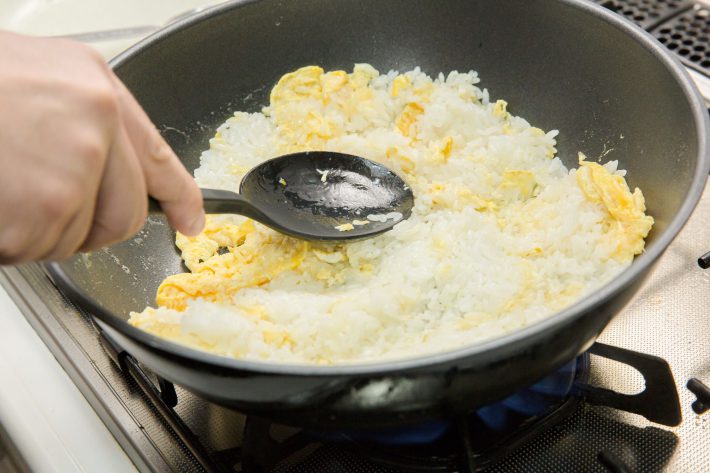 料理酒オイルで作る炒飯