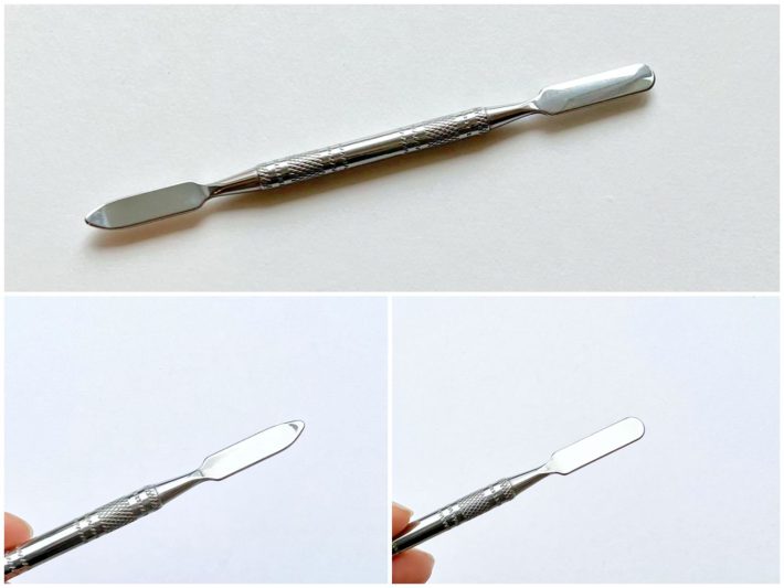 2種の先端を持つスパチュラ