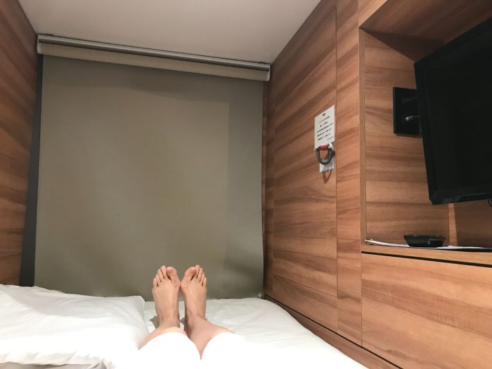 カプセルルームの広さ