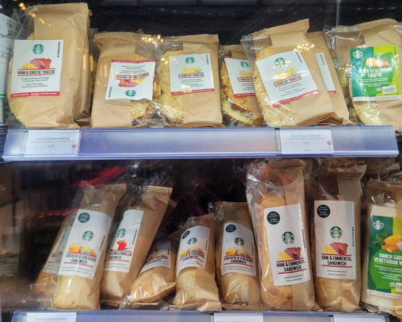 ホットサンド類が充実しています