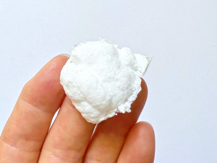 ふんわりしていて気持ちいい泡