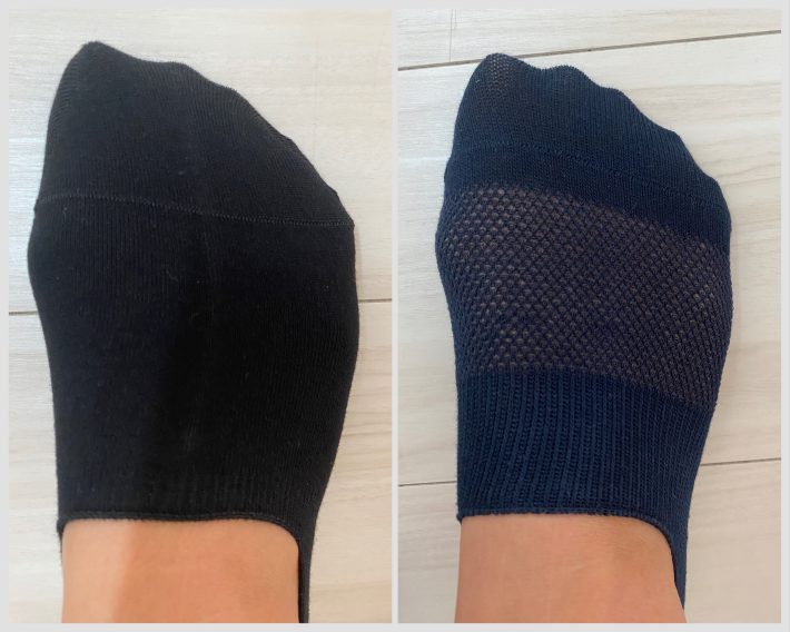 左：ユニクロ／右：ワークマン