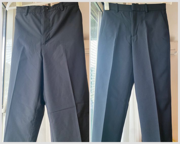 左：ワークマン　右：ユニクロ