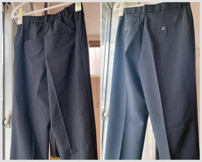 左：ワークマン　右：ユニクロ