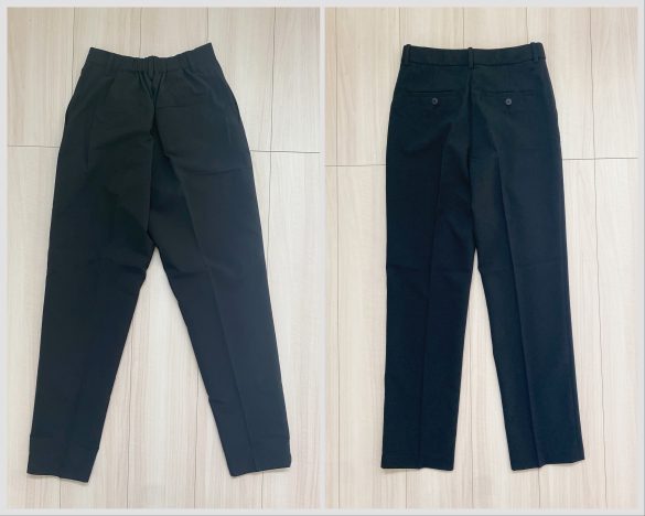 左:ワークマン 右:ユニクロ