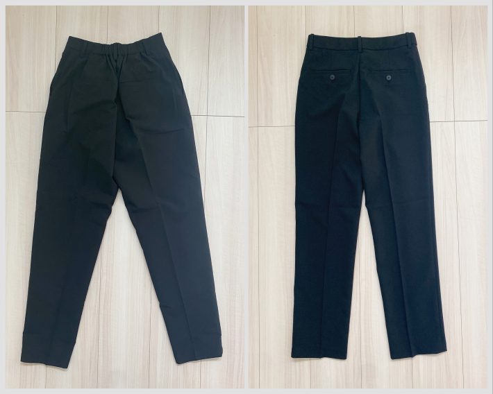 左：ワークマン　右：ユニクロ