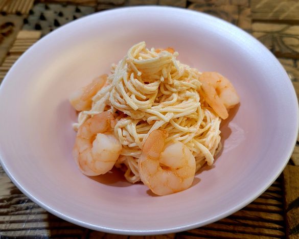 明太マヨそうめんサラダ