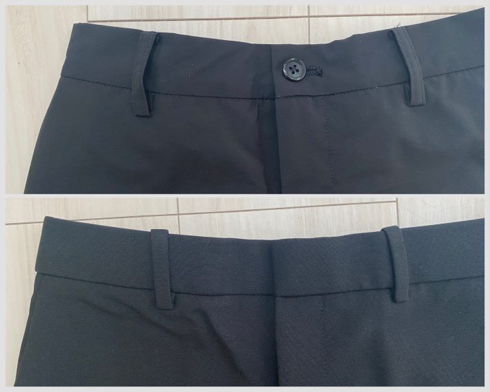 上：ワークマン　下：ユニクロ