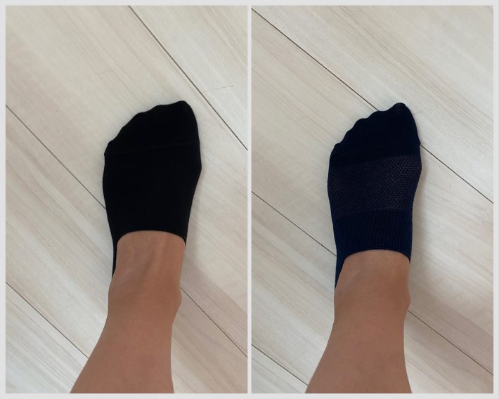 左：ユニクロ／右：ワークマン