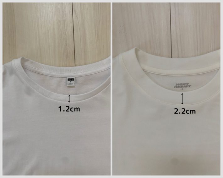 左：ユニクロ　右：ワークマン