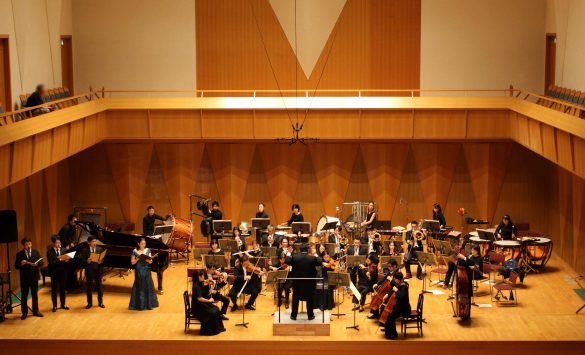 普段のオーケストラの様子。第75回定期公演（2023年10月5日）