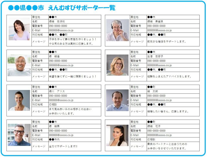 地方の婚活サポーター