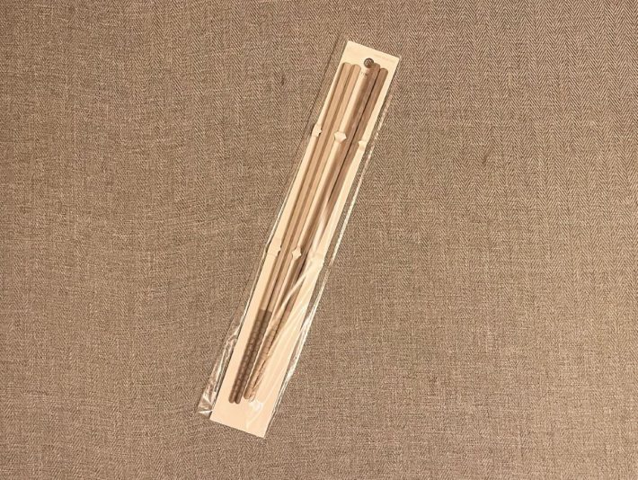 新たに取り入れたシリコーン製の菜箸