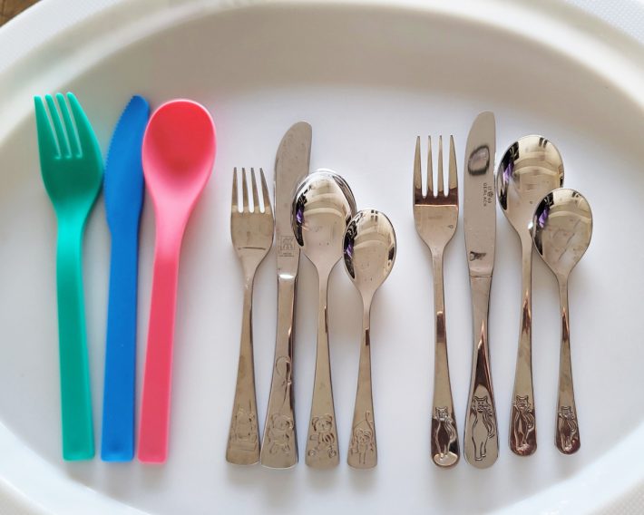 わが子が使ってきたカトラリー類