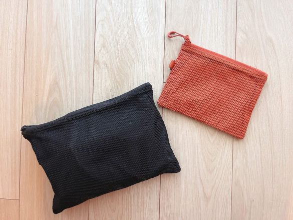 ポリエステルダブルファスナーケース M