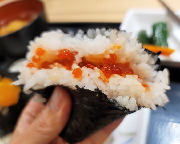 どこから食べても、具材を味わえる