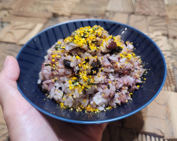 「雑穀米＋ふりかけごはん」が我が家のスタンダードです