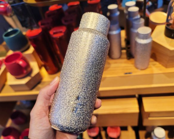 「スターバックス リザーブ ステンレスボトルグリッターシルバー355ml」(4800円)