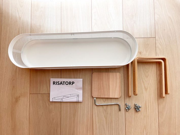 製品は自分で組み立てるタイプ