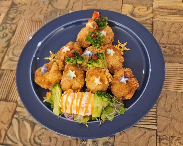 から揚げ平面バージョン。これもかわいい