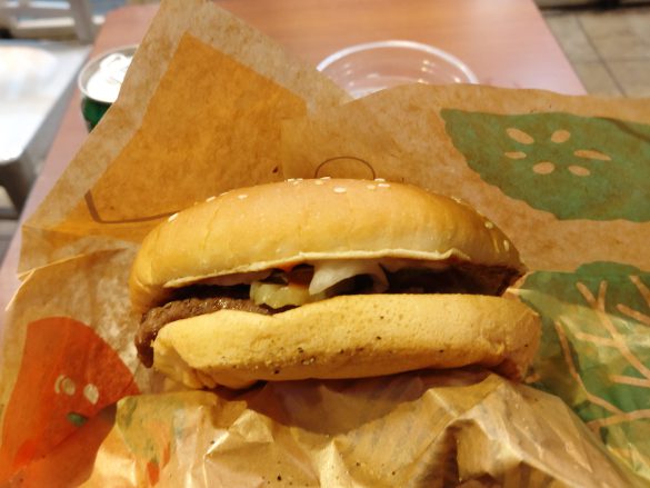 ワッパーを食べるとビールが進む