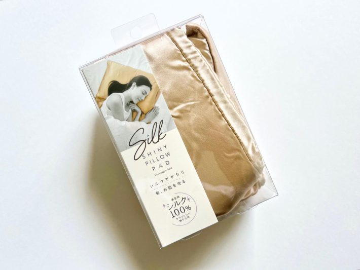 シルクシャイニーピローパッド シャンパンゴールド