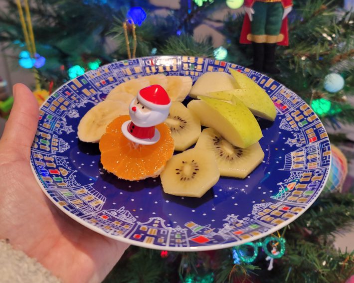 クリスマスを楽しむ食卓