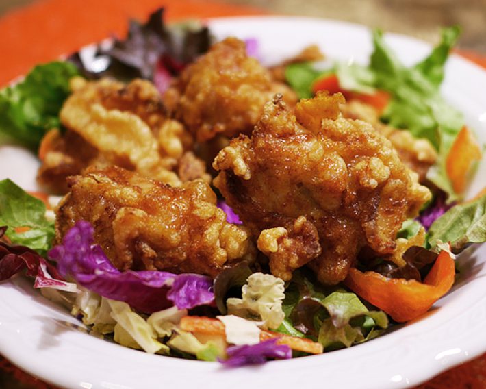 我が家のから揚げ。揚げたてはやっぱり最高です