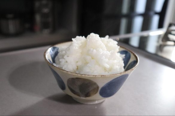 ふっくら炊けた