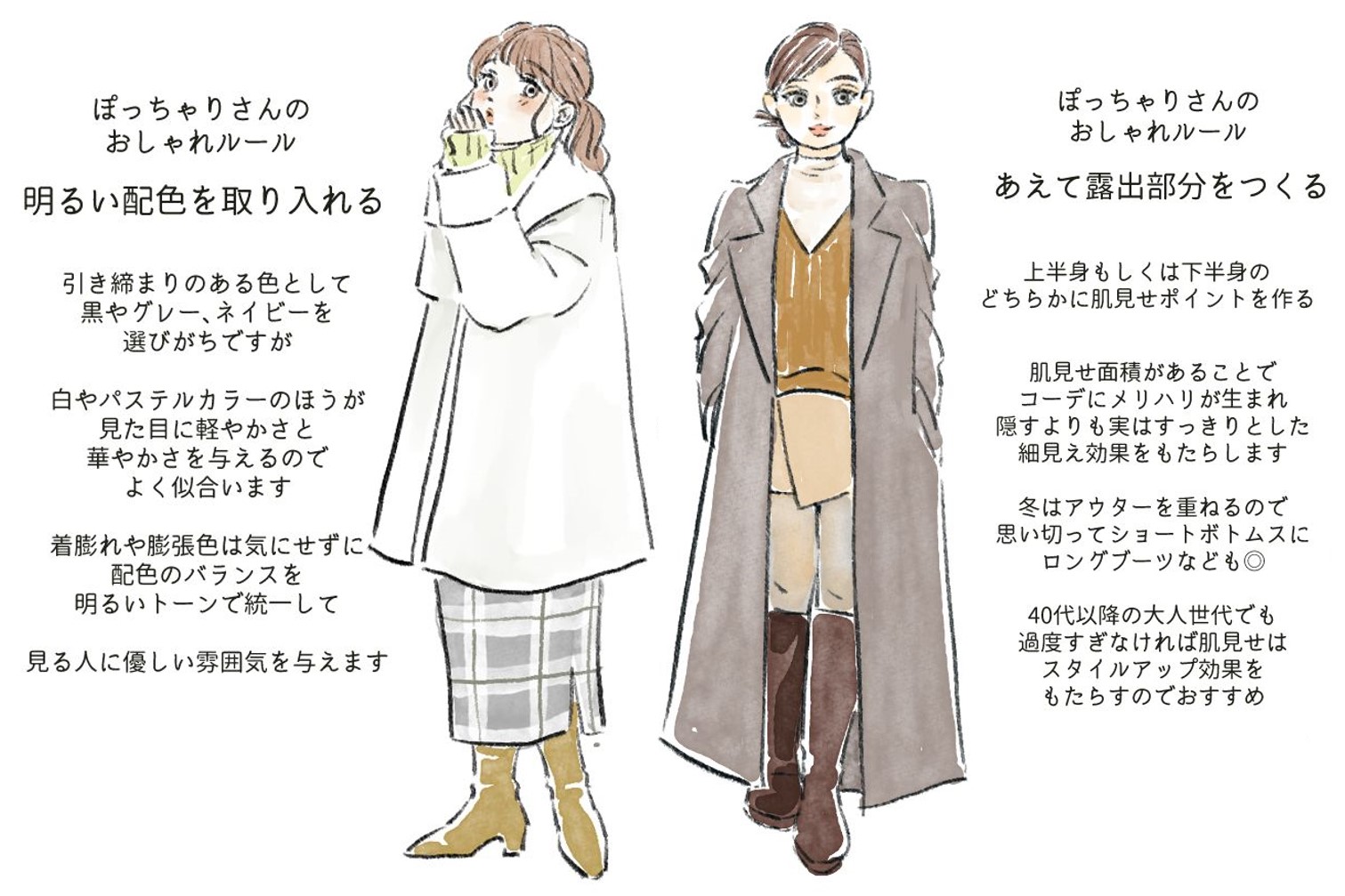 ぽっちゃり おばさん 露出画像 40代「何をしても痩せない」問題。服装だけでスッキリ見せられる鉄板コツ3つ « 女子SPA！