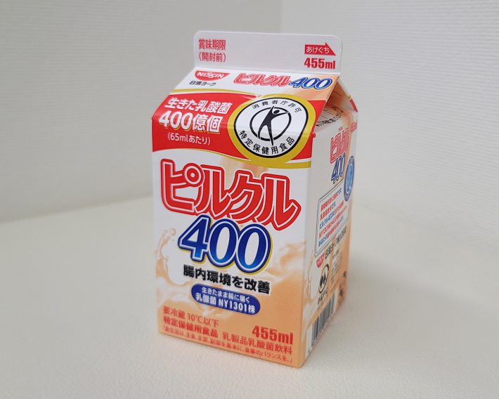 腸内環境を改善する特定保健用食品として認められた「ピルクル400」