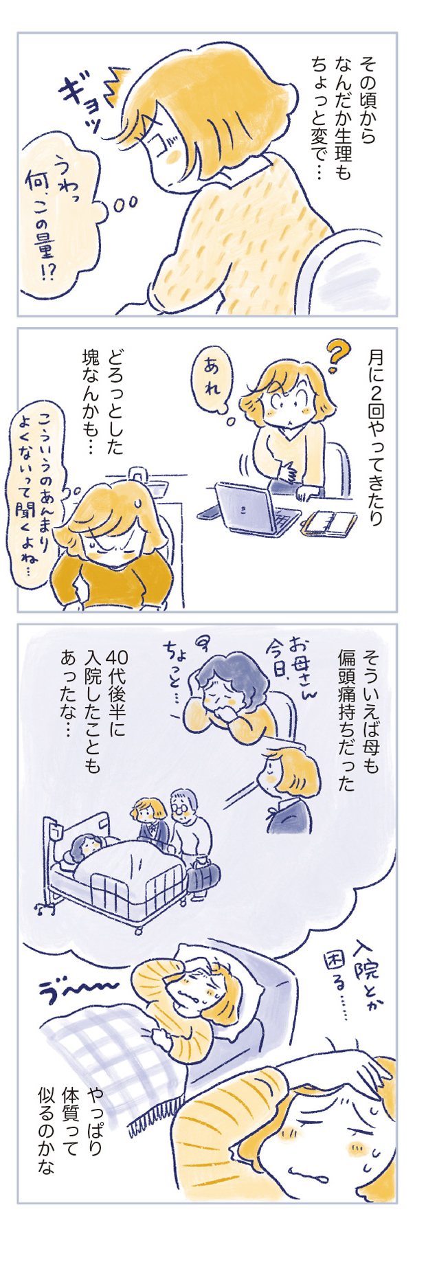 私の生理のしまい方