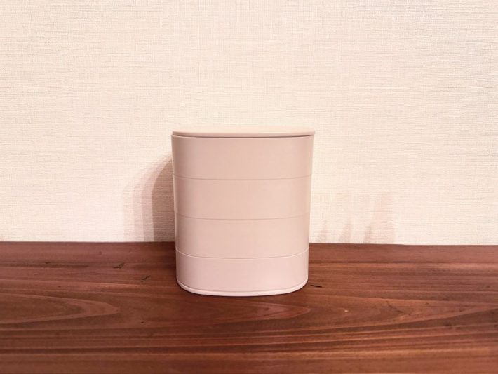 ミラー付4段スライドアクセサリー収納