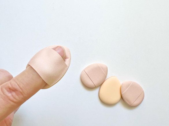 小回りが効くので塗りやすくて厚塗り感が出ない