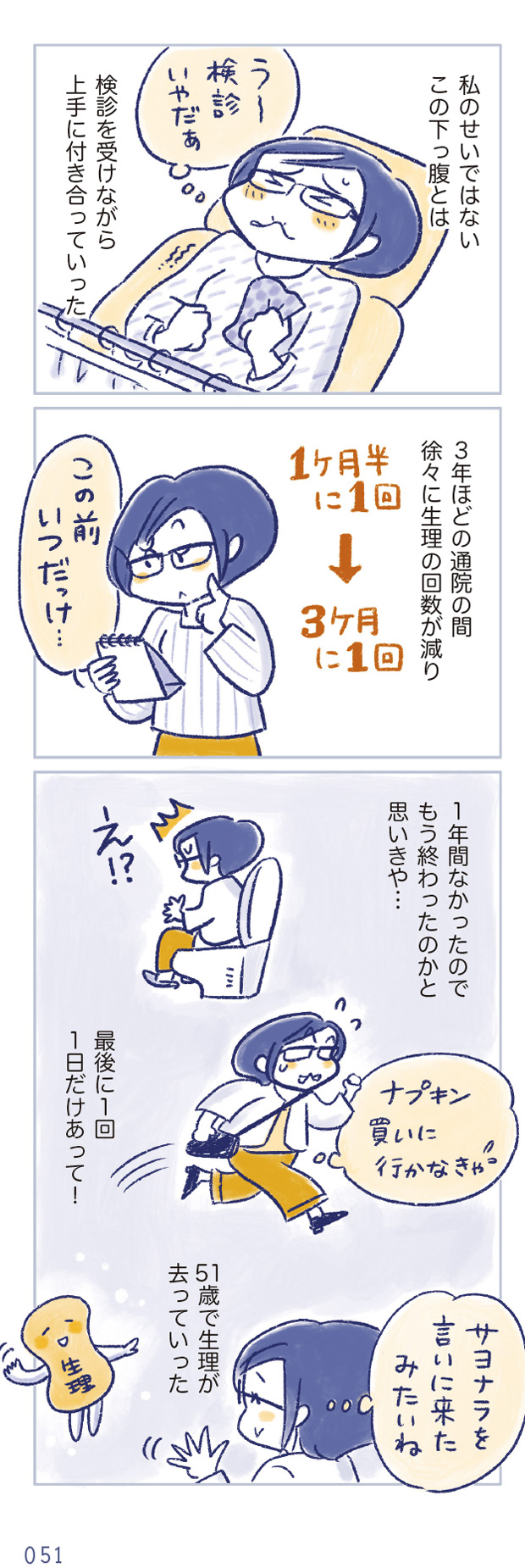 私の生理のしまい方